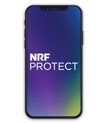 NRF PROTECT 2023 mobile app title screen